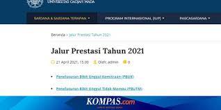 Maybe you would like to learn more about one of these? Ugm Buka Seleksi Jalur Prestasi 2021 Ini Syarat Dan Ketentuannya Halaman All Kompas Com