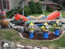 cudahy, wi crazy yard, sinking cadillac