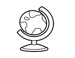 Globo Terraqueo Para Colorear