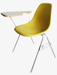 Available in several colors, this chair offers that classic eames style, along with an incredibly durable leatherette seating surface and a steel frame build. Eames Shell School Desk Chair For Herman Miller Chairish Chair Transparent Png 984x1238 Free Download On Nicepng