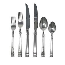 Expensive patterned flatware is available in single units as well as sets, usually of five. Oneida 78 Piece Lynton Modern 18 10 Stainless Fine Flatware Set Service For 12 Walmart Com Walmart Com