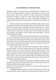 1) intan syazwanie bt abdul rahim hr 095164 2) norfazira bt 4. Cerpen Anak Derhaka By Abhar0202 Issuu