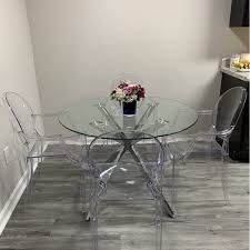 Juliette Dining Table Reviews Allmodern Ghost Chair Dining Room Glass Dinning Table Dining Table