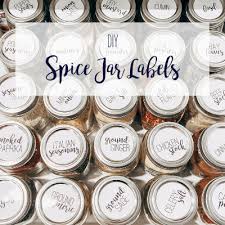 I'm hopping on the spice jar organization train, but with an emily fee twist. Diy Spice Jar Labels Free Download Robyn Johanna