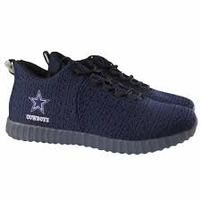 Nfl Football Mens Poly Knit Team Color Light Up Sneakers Pick Team Ebay Dallas Cowboys Shoes Dallas Cowboys Shirts Dallas Cowboys Pro Shop