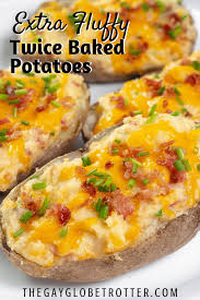 Twice Baked Potatoes Twice Baked Potatoes Baked Potato Baked Potato Toppings