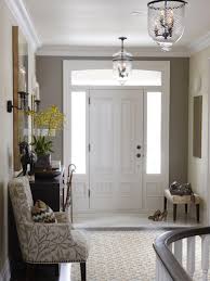 Traditional Entry Hall With Glass Pendant Lights Hgtv