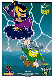 Directed by andrew lau, it starred ekin cheng as wind and aaron kwok as cloud. Melbourne Storm Vs Canberra Raiders By Drew0b1 On Deviantart