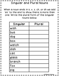 A few plurals can represent different singular nouns, and may be regular as to one but also irregular as to another. Singular And Plural Nouns Add S Or Es Tpt Digital Activity Distance Learning