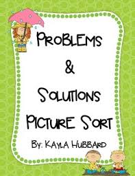 Problem And Solution Picture Sort Teachers Pay Teachers