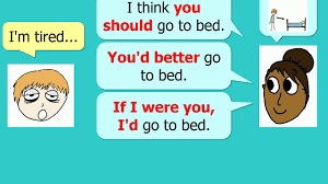 Suggestion (kata benda) yang berarti saran, suggest (kata kerja) yang berarti menyarankan. Giving Advice In English With Should And Shouldn T Youtube