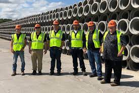 Concrete Pipe Week Washington County Minnesota Engineers Stop By County Materials In Roberts Wi During Concrete