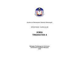 Bab 3 konsep mol, formula dan persamaan kimia bab 4 jadual berkala unsur Spesifikasi Kurikulum Kimia Tingkatan 4 Bm