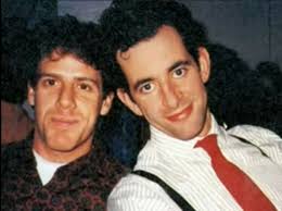 Jonathan Larson with his friend Jonathan Burkhart