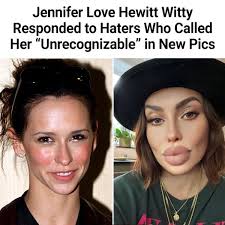 Jennifer Love Hewitt's response to plastic surgery accusations