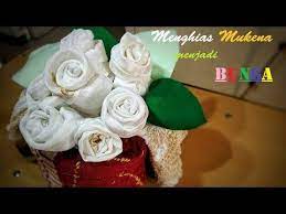 Tutorial Menghias Hantaran Mukena Menjadi Bunga 2 Youtube Kreatif Ide Bunga