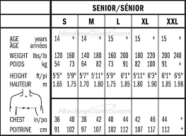 21 Uncommon Youth Hockey Shoulder Pads Size Chart