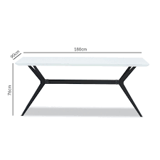 Quality office furniture · request a free catalog Large White Gloss Modern Dining Table Seats 8 Rochelle Furniture123