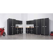 Get your hands on a bookshelf designed with mixed media like wood and sleek metal for a look that incorporates your individuality. Trinity Pro 13 Piece Garage Cabinet Set Costco