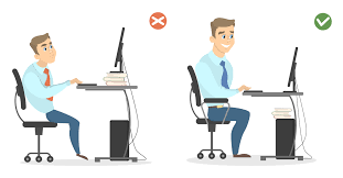 Five steps to improve ergonomics in the office ehs today. How To Sit Properly At Your Desk Work Fit