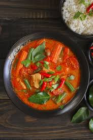 Chicken curry made with red curry paste, coconut milk and cooked in one pan. Thai Red Chicken Curry Recipe Fun Food Frolic Fun Food Frolic