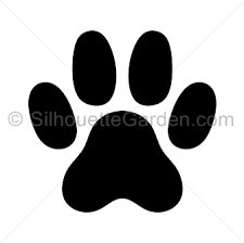 Cat Paw Print Silhouette Cat Paw Print Cat Paws Cat Tattoo
