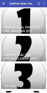 Dikutip dari buku '100% sukses menghadapi tpa masuk sma favorit' karya n. Download Contoh Soal Psikotes Tni Dan Polri Free For Android Contoh Soal Psikotes Tni Dan Polri Apk Download Steprimo Com