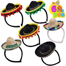 Find decorations and party supplies for every type of celebration, holiday and theme—birthday party, baby shower, wedding shower, retirement party, graduation party, new year's eve, mardi gras, halloween, pride and more. Buy 6 Pcs Cinco De Mayo Fiesta Fabric And Straw Sombrero Headbands Party Costume For Fun Fiesta Hat Party Supplies Luau Event Photo Props Mexican Theme Decorations Dia De Muertos And Party