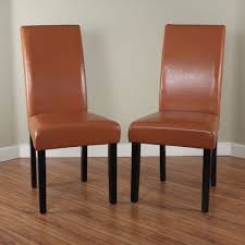 Villa Faux Leather Worn Distressed Brown Dining Chairs Set Of Two New Monsoon Brown Dining Chairs Dining Chairs Leather Dining Chairs