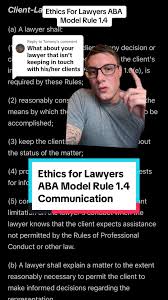 Replying to @Tommy It is unethical for a lawyer to fail to communicate with  their client. Not legal advice.