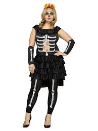 Home » themen » halloween » dia de los muertos » tag der toten kleid für damen. Tag Der Toten Skelett Dame Halloweenkostum In Ubergrosse Schwarz Bunt