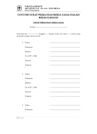 6th maret 2021 11 min read. Contoh Surat Perjanjian Kerja Sama Dalam