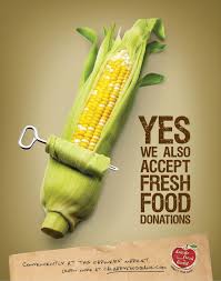 Calgary Food Bank Corn Food Advertising Food Ads Ads Creative