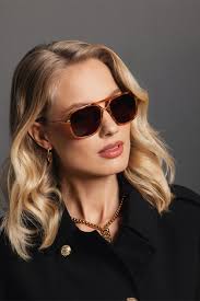 Marc Lauder, Ochelari de soare unisex cu lentile polarizate, Auriu,  Portocaliu, 56-17-145