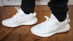 Yeezys are easier to get than ever, but that hasn't stopped the resell market from continuing to thrive. Adidas Yeezy 350 V2 Triple White Cream Unboxing Review On Feet Youtube