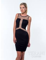 Terani Couture Cocktail At Estelle S Dressy Dresses In Farmingdale Ny Blackdress Dress Black Littlebl Dressy Dresses Bodycon Cocktail Dress Jovani Dresses