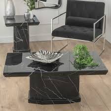 Poly and bark nora marble coffee table, natural by poly & bark. Urban Deco Naples Black Marble Coffee Table Cfs Furniture Uk