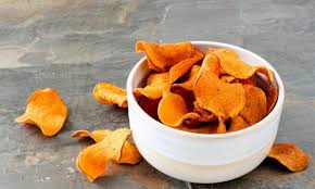 Knusprige Susskartoffel Chips Selber Machen So Gehts Rezept Susskartoffel Chips Chips Selber Machen Susskartoffelchips Selber Machen