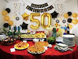Ideas to turn husband's 50th birthday into a landmark celebration. 50th Birthday Party Decorations Men For Man Woman Him Her Balloons Banner Ideas Decor 50 Year Old 38 50 Gold Balloons Swirls 36 Pc Birthday Decorations For Men 50th Birthday Party