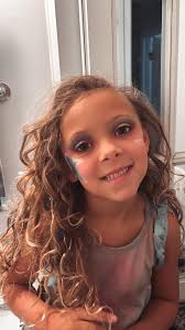 My little fire cracker with her holiday make up 😂🥹😍