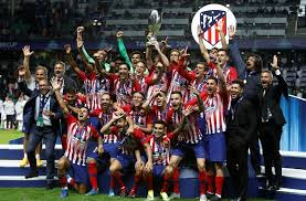 Era uno de los mejores años para ser campeones dijo emocionado el cholo simeone tras la victoria y la consagración. Diego Simeone Angel Correa Win Uefa Super Cup With Atletico Madrid Mundo Albiceleste