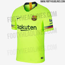 Fc barcelona are a true force to be reckoned with so grab yourself a barcelona football shirt and a nikebarcelona third vapor shirt 2019 2020. Fc Barcelona 18 19 Away Kit Released Footy Headlines