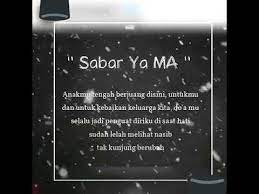 Ibu yang sangat mencintaimu mendengar apa yang kamu katakan bahkan memahami apa yang belum engkau katakan. 10. Status Whatsapp Sedih Buat Ibu Youtube