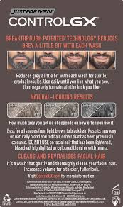 Do no leave tube open between uses. Buy Just For Men Control Gx Gray Reducing Beard Wash Gradually Colors Mustache And Beard 4 Fl Oz Online In Hong Kong 228222425