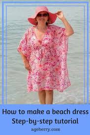 Have the dress fully unbuttoned, unzipped, and/or untied. Diy Beach Dress Sewing Tutorial Plus How To Make A Beach Cover Up Pattern