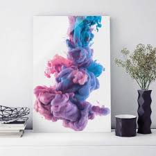 Glasbild Abstrakte Flussige Farbe Hoch 3 2 Glasbilder Bilder Auf Glas Abstrakt