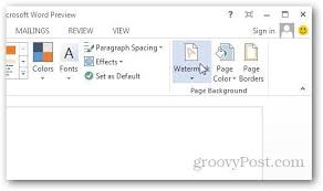 If you want, you can use our practice document. How To Watermark Documents In Word 2013