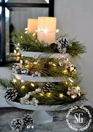 34 Diy Christmas Centerpieces Christmas Centerpieces Diy Decorating With Christmas Lights Diy Christmas Light Decorations