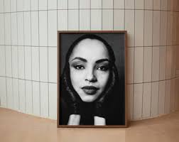 Cartel de Sade Adu, Impresión de Sade Adu, Obra de arte de Sade Adu,  Impresión musical, Cantante de Sade Adu, Foto de Sade Adu, Retrato de Sade  Adu, Blanco y negro de