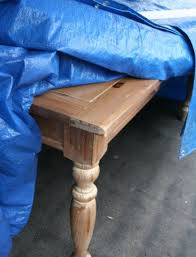 I Recently Found This Table And I Loved The Shape This Is The Only Before Picture I Have It Was About 5 Below Zero Every Time Table Farm Table Coffee Table